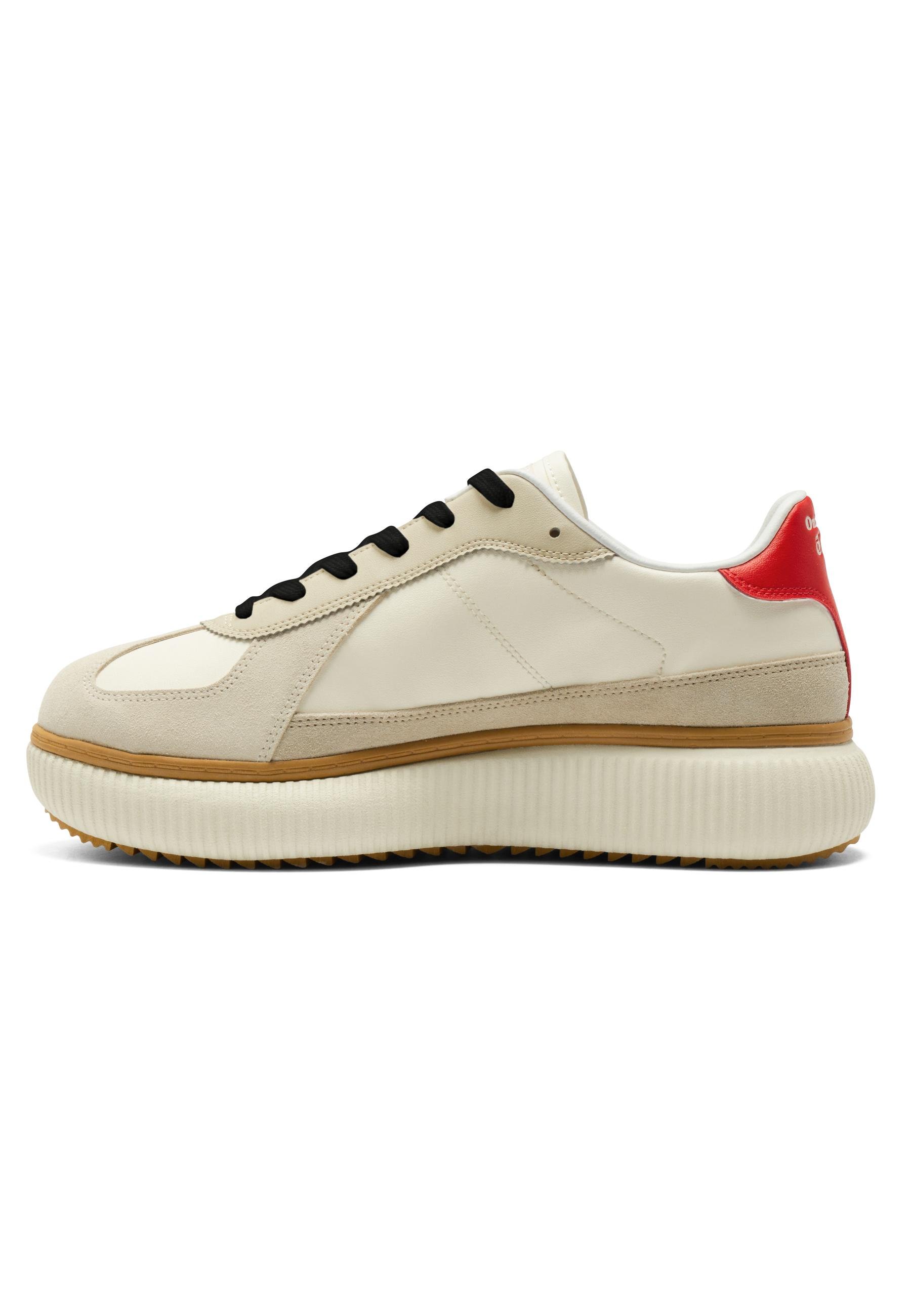 Onitsuka Tiger DELECITY - Zapatillas - white habanero/blanco