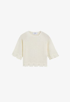 Scalpers, SCALPERS TURTLE CROP JUMPER - T-shirt basique - natural