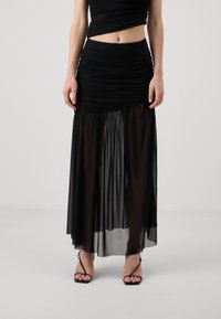 Gestuz MESSI LONG SKIRT - Maxi szoknya - black