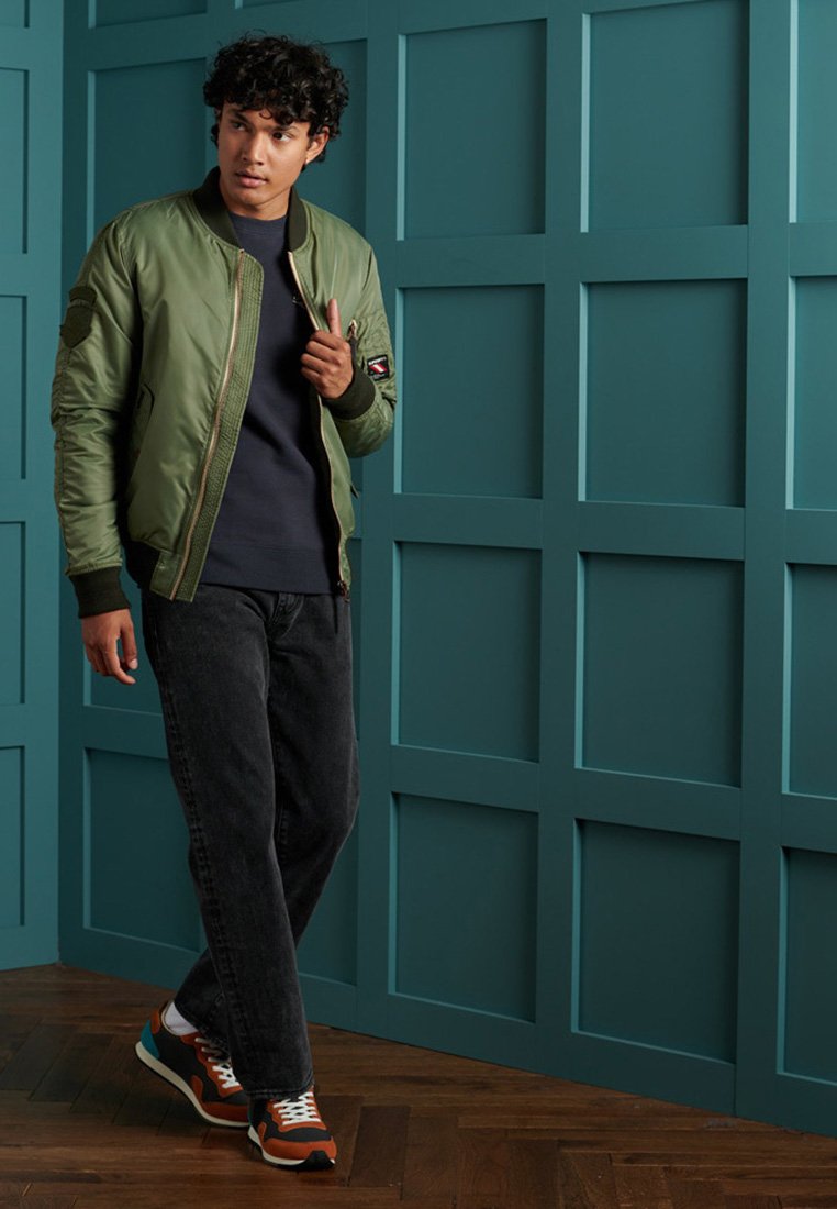 Superdry REWORKED CLASSICS APPLIQUE - Felpa - downhill navy/blu scuro -  Zalando.it