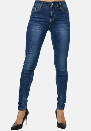 STRETCH - Vaqueros slim fit - blau