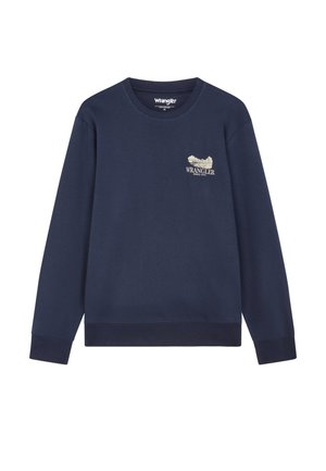 Wrangler, GRAPHIC CREW - Φούτερ - navy