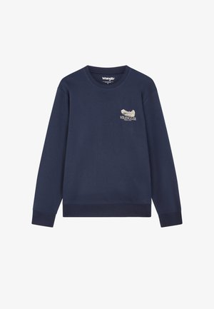 Wrangler, GRAPHIC CREW - Суитшърт - navy
