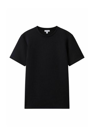 Reiss REGULAR FIT-BRADLEY INTERLOCK CREW NECK - T-Shirt basic - navy