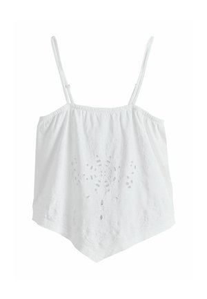 Next, REGULAR FIT - BRODERIE SLEEVELESS BANDANA CAMI . - Top - white
