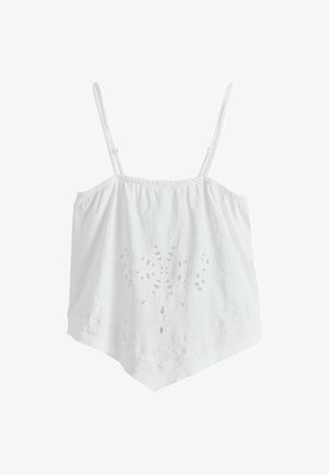 Next, REGULAR FIT - BRODERIE SLEEVELESS BANDANA CAMI . - Top - white