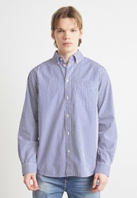 Les Deux KENT SHIRT - Πουκάμισο - white/surf blue