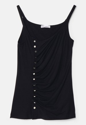 EXCLUSIVE DRAPE PRESSION - Top - black