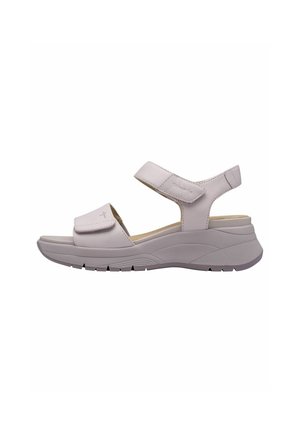Sandalen met plateauzool - lilac
