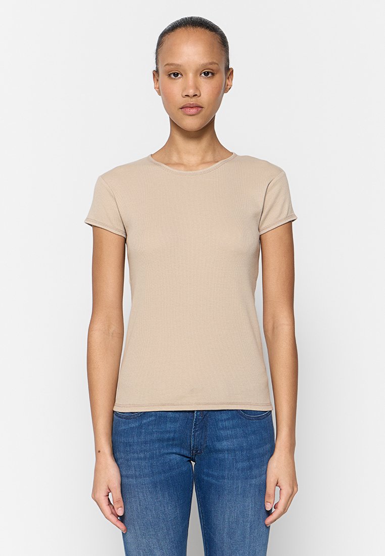 Replay T-shirt basic beige Replay T-shirt basic beige