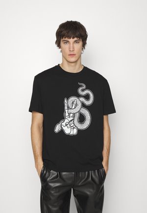 Print T-shirt - black
