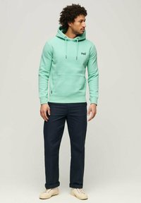 Superdry & Co ESSENTIAL LOGO  - Felpa con cappuccio - spearmint light green