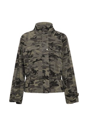 Kaffe, KALILANA CARGO - Veste légère - grey beige camouflage print