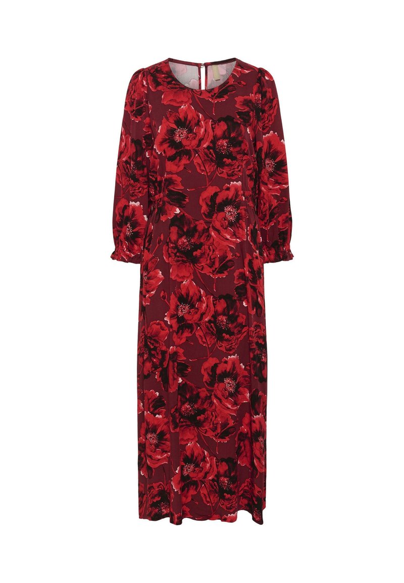 Culture CURACHEL ELITHA LONG - Robe longue - red flower/rouge - ZALANDO.FR
