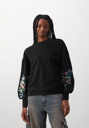 ONLBROOKE BALLOON ONECK - Sweatshirt - black