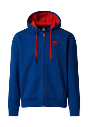 North Sails, FULL WITH CONTRAST LOGO - Zip-up sweatshirt - ocean blue