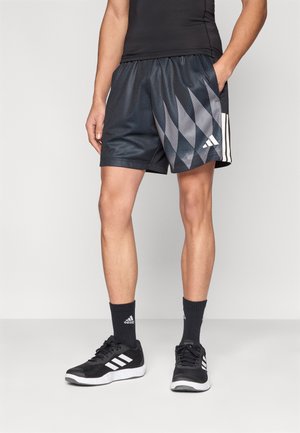 TIRO - Sports shorts - black/off white/grey four