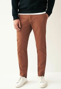 Next SLIM FIT STRETCH - Chino - mottled brown