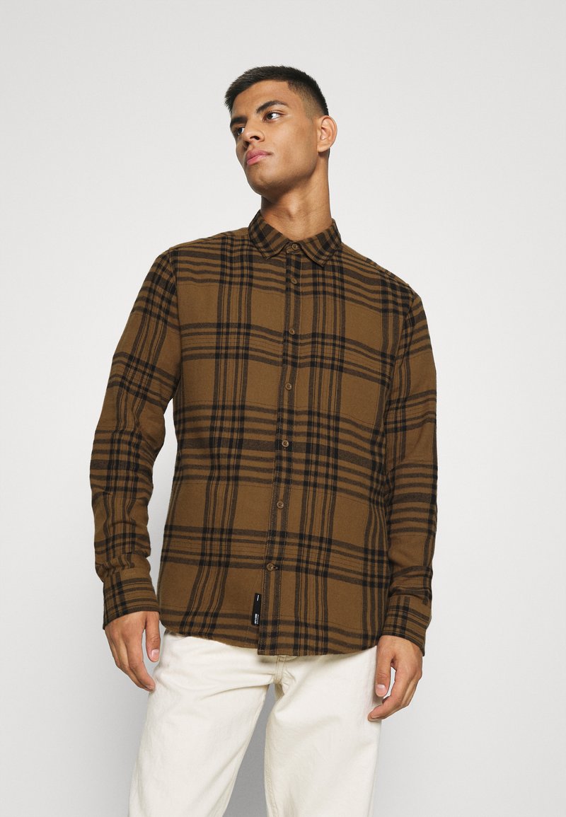 Only & Sons ONSNATE LIFE CHECK SHIRT - Camisa - kangaroo