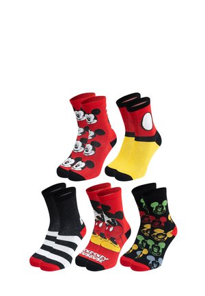 Disney, 5ER PACK MICKEY MOUSE SOCKEN SNEAKER STRÜMPFE 40-45 - Socks - mehrfarbig