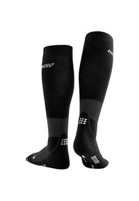 CEP HIKING MERINO COMPRESSION TALL SOCKS MEN - MADE IN GERMANY - Calzettoni - stonegrey grey