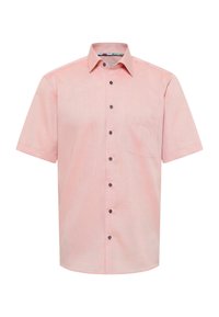 Eterna UNIFARBENES OXFORD KURZARMHEMD - MODERN FIT - Overhemd - lachs