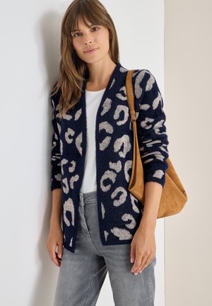 OFFENER - Strickjacke - blau