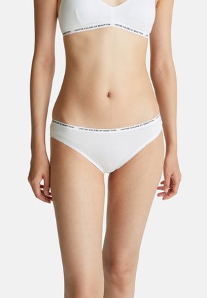 United Colors of Benetton WITH EXPOSED ELASTIC WAISTBAND - Braguitas - white