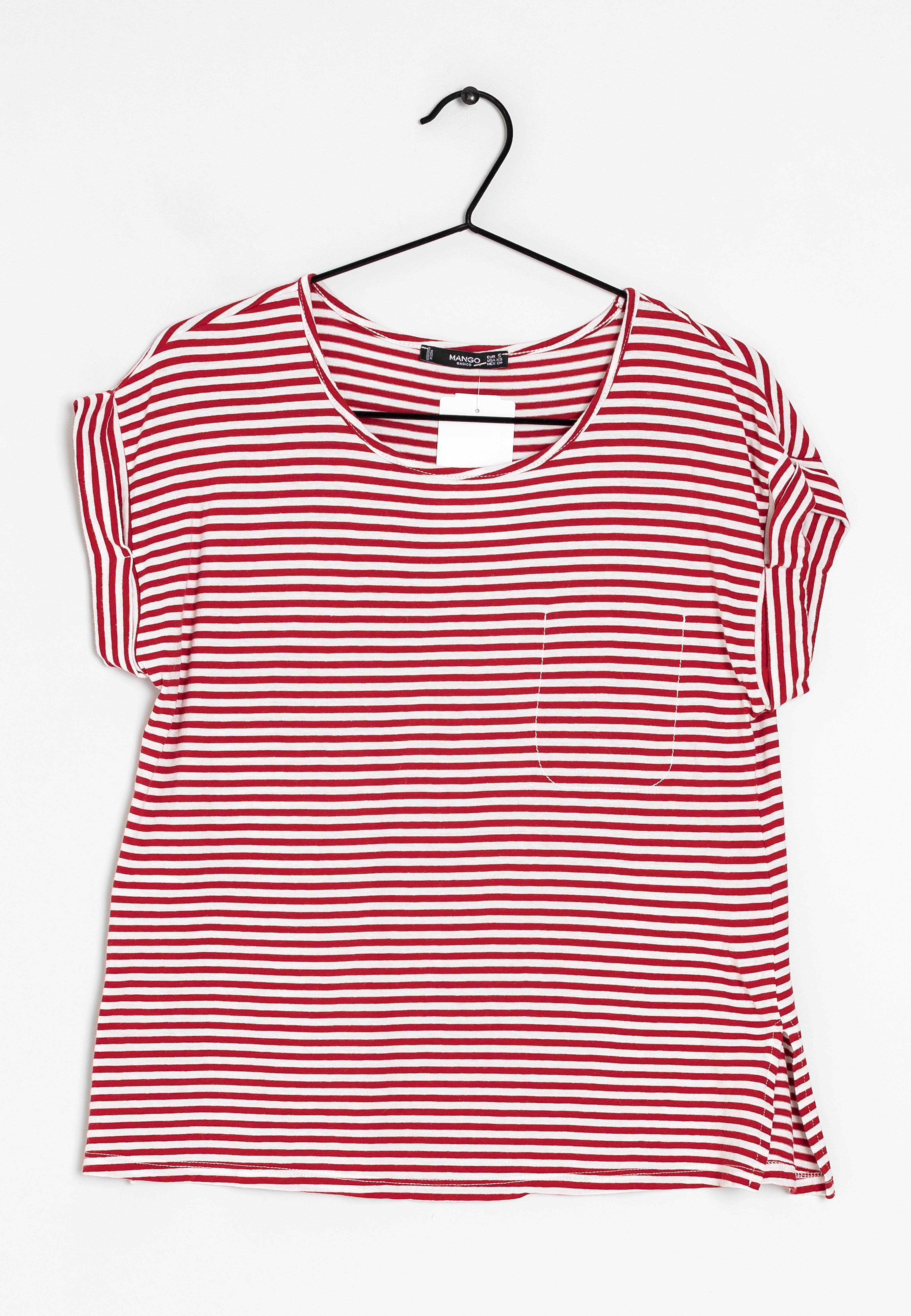 Mango Print T-shirt - red - (Pre-owned 