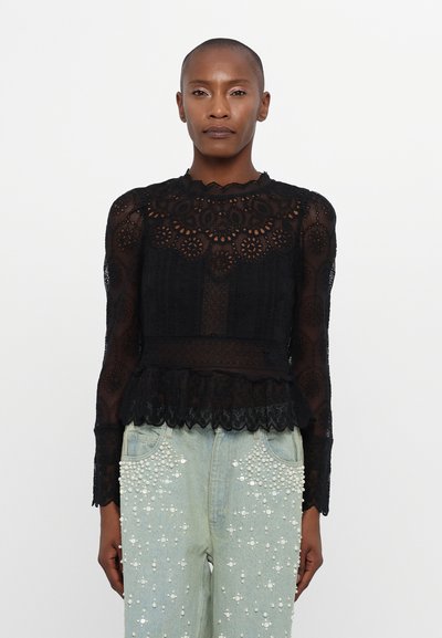 Sea LAINEY EMBROIDERY - Μπλούζα - black