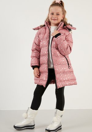 REGULAR FIT - Płaszcz zimowy - dusty rose