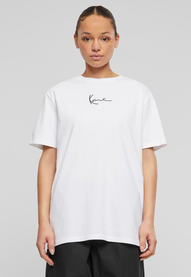 Karl Kani - SIGNATURE ESSENTIAL - Pamata T-krekls - white, Palielināt