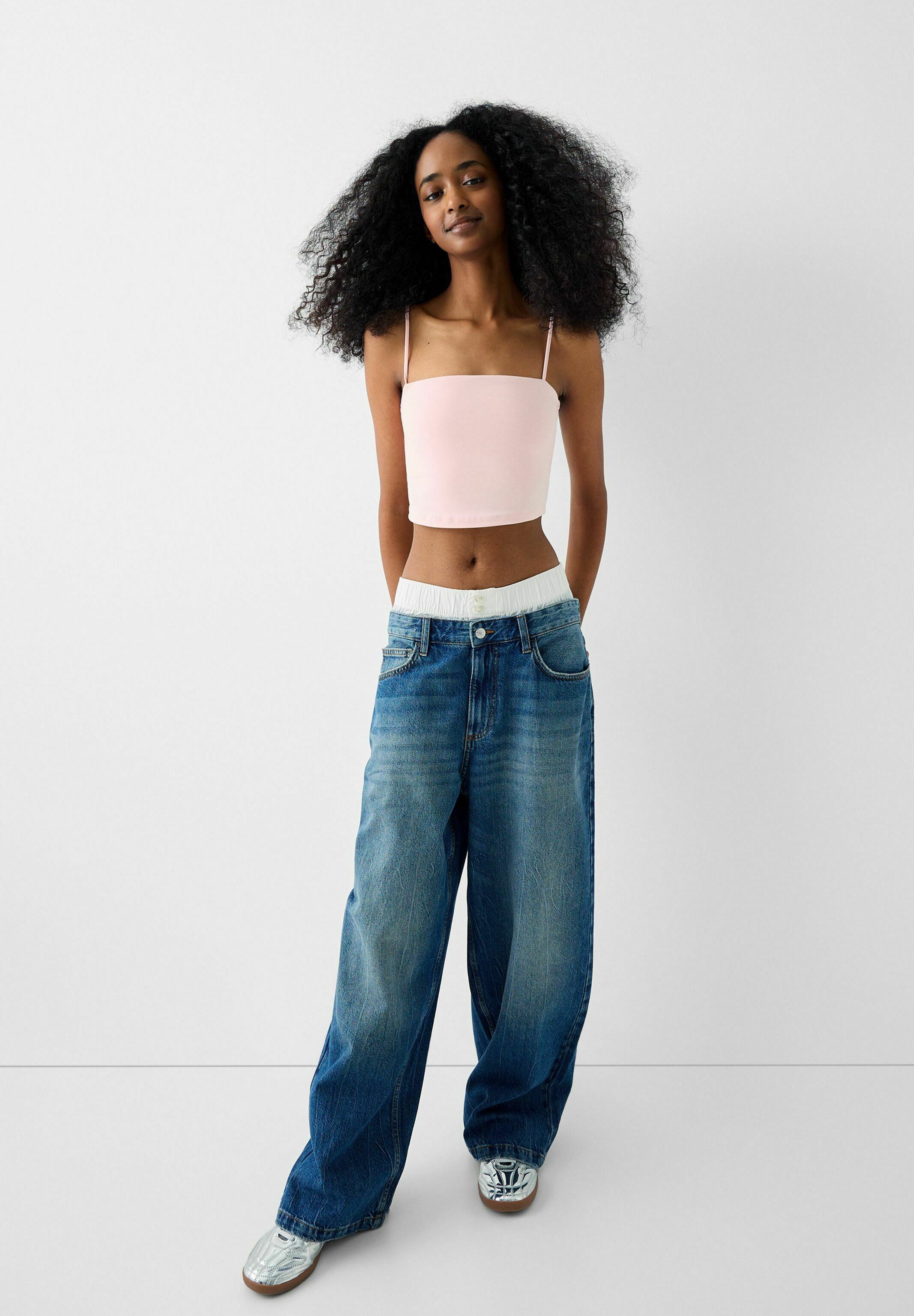 Strappy blend top