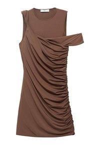 MIT ASYMMETRISCHEN TRÄGERN - Koktel haljina / svečana haljina - brown