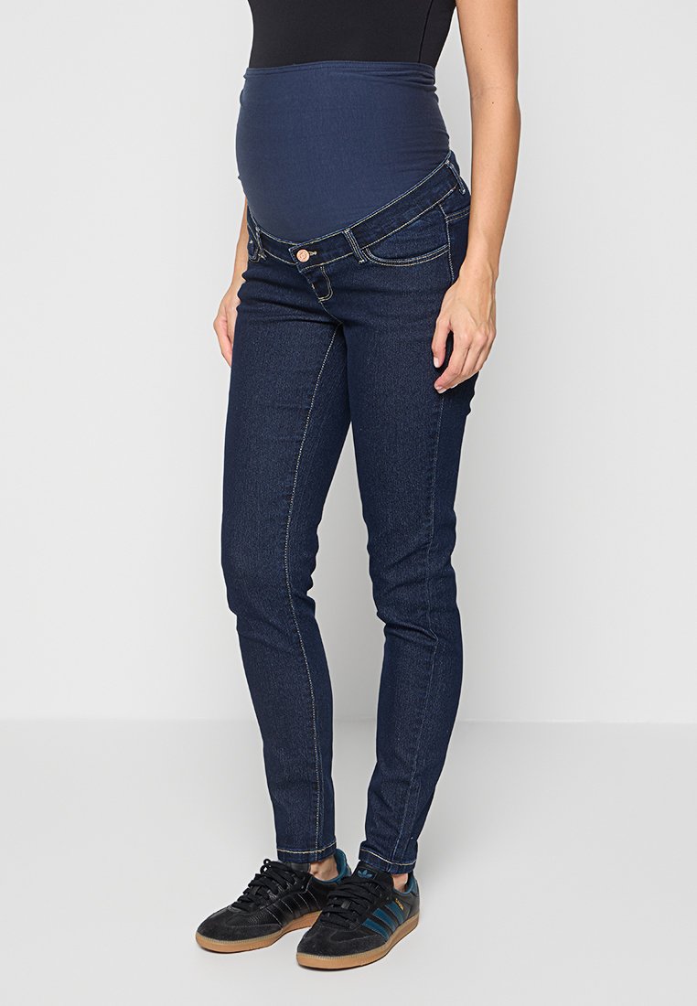 Vero Moda Maternity Jeans Skinny Fit donkerblauw
