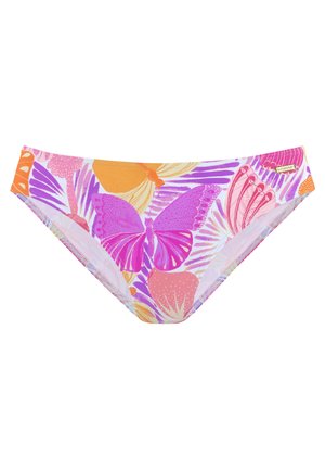 Bikini-Hose - lila orange