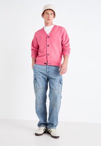 Jack & Jones JOROLLIE CARDIGAN - Cardigan - fuchsia rose