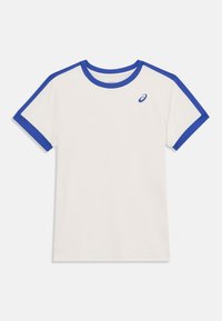 ASICS BOYS TENNIS SS - T-shirt desportiva - cream/dark blue