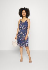 Vero Moda Petite VMWONDA SINGLET SHORT DRESS - Vestido de dia - indigo
