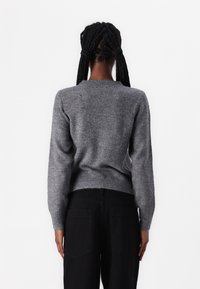 JDY JDYTWINKLE XMAS O NECK PULLOVER - Maglione - medium grey melange