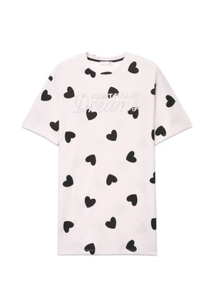 Terranova, OVER CON CUORI E SCRITTA - Maglia del pigiama - var rosa chiaro