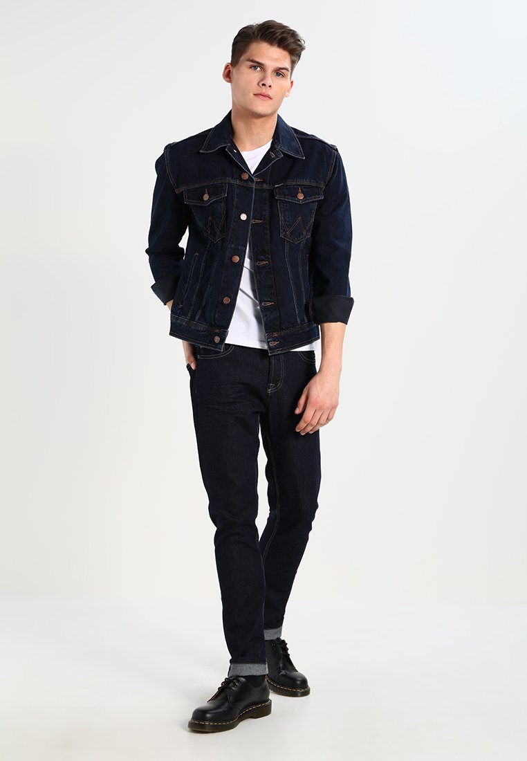Wrangler WESTERN - Giacca di jeans - blue black/blu scuro - Zalando.it