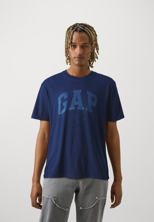 GAP LOGO FOURTH OF JULY - Marškinėliai su spaudiniu - dark indigo