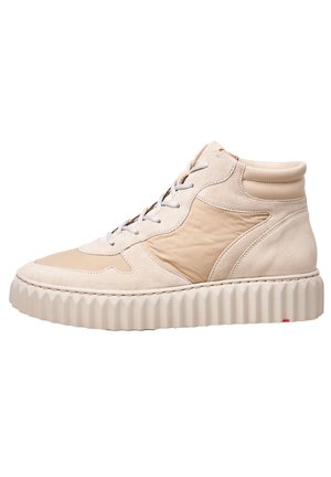 Baskets montantes - beige