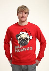 Henry Tiger CHRISTMAS PUG - Sudadera - red