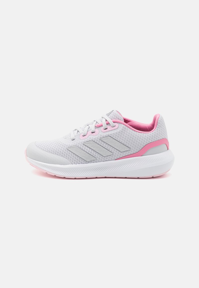 adidas Performance FALCON 3 LACE - Silniční běžecké boty - dash grey/silver metallic/bliss pink