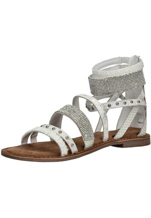 GLADIATOR STRAPS - Páskové sandály  - white white