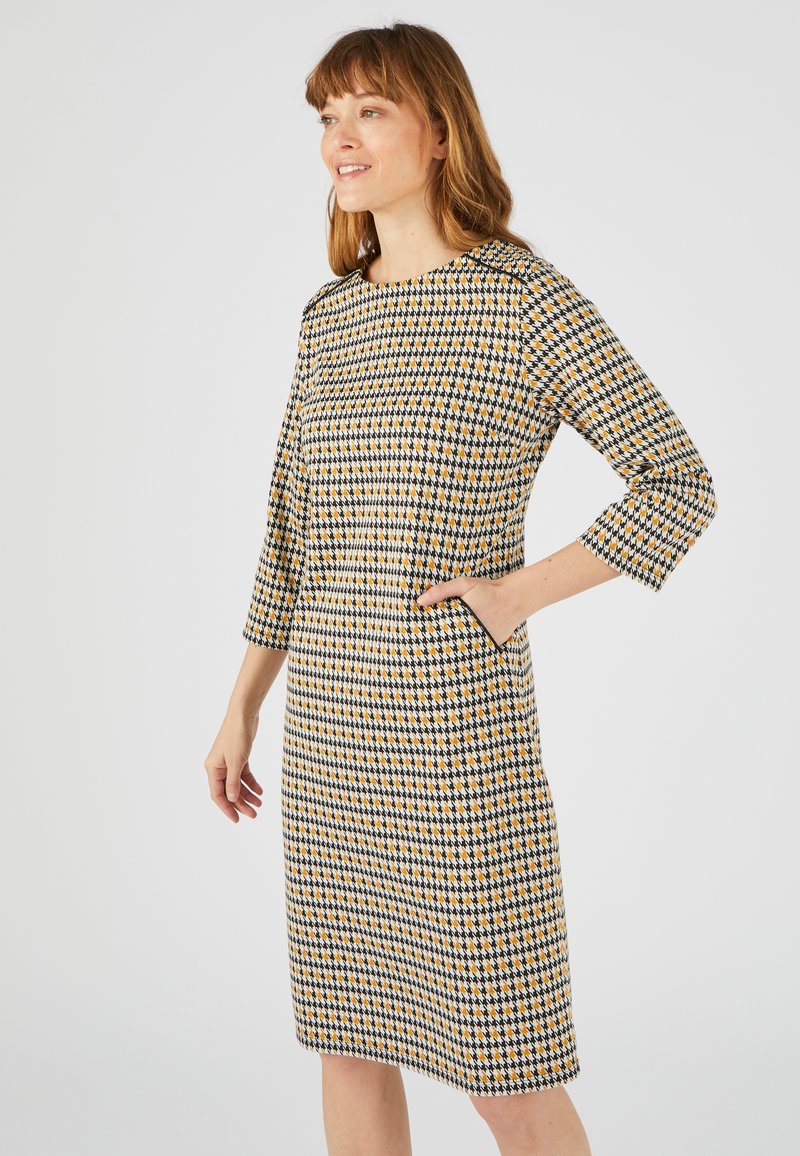 Damart Abito in maglia - pied de poule jacquard