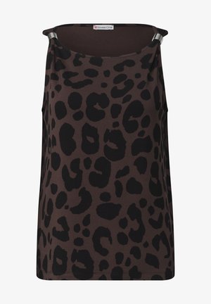 Street One, TOP WITH BOAT NECKLINE AND SHOULDER - Top - molten earth