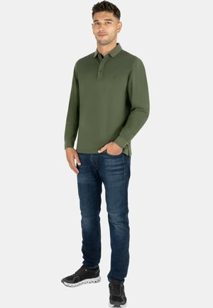 Normani, 4ER SET HERREN LANGARM POLOSHIRT - Poloshirt - beige anthrazit navy oliv